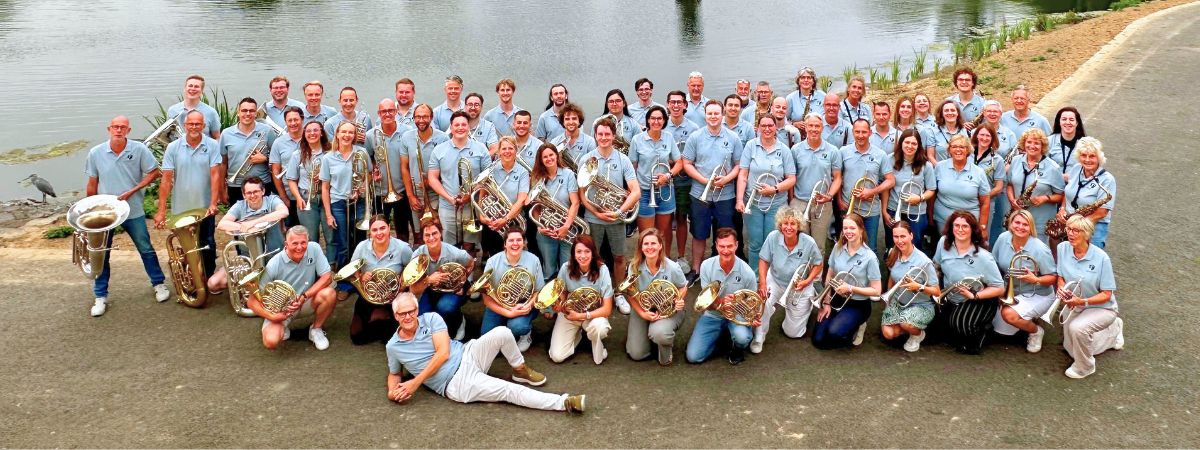 Fanfare Eendracht Den Ilp groepsfoto WMC